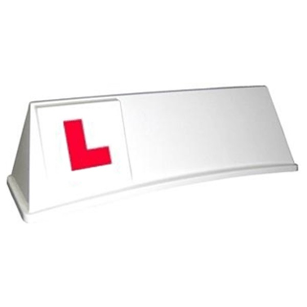 Mini Boxer Roof Sign with L-Plates Applied